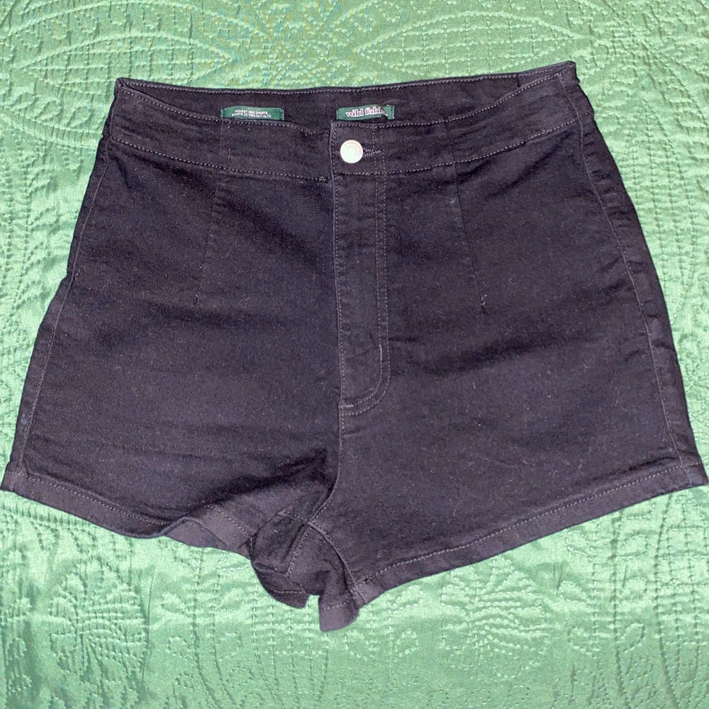 Black Jean Shorts sz 6